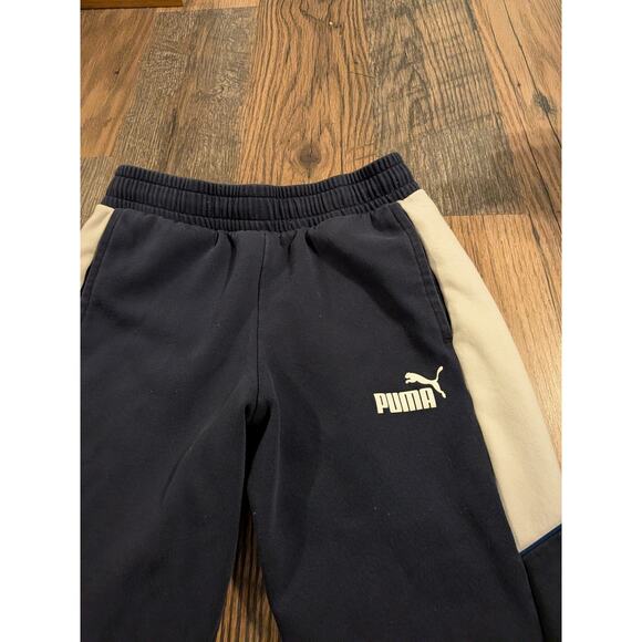 Puma blue sweatpants color block joggers size S - Picture 4 of 6